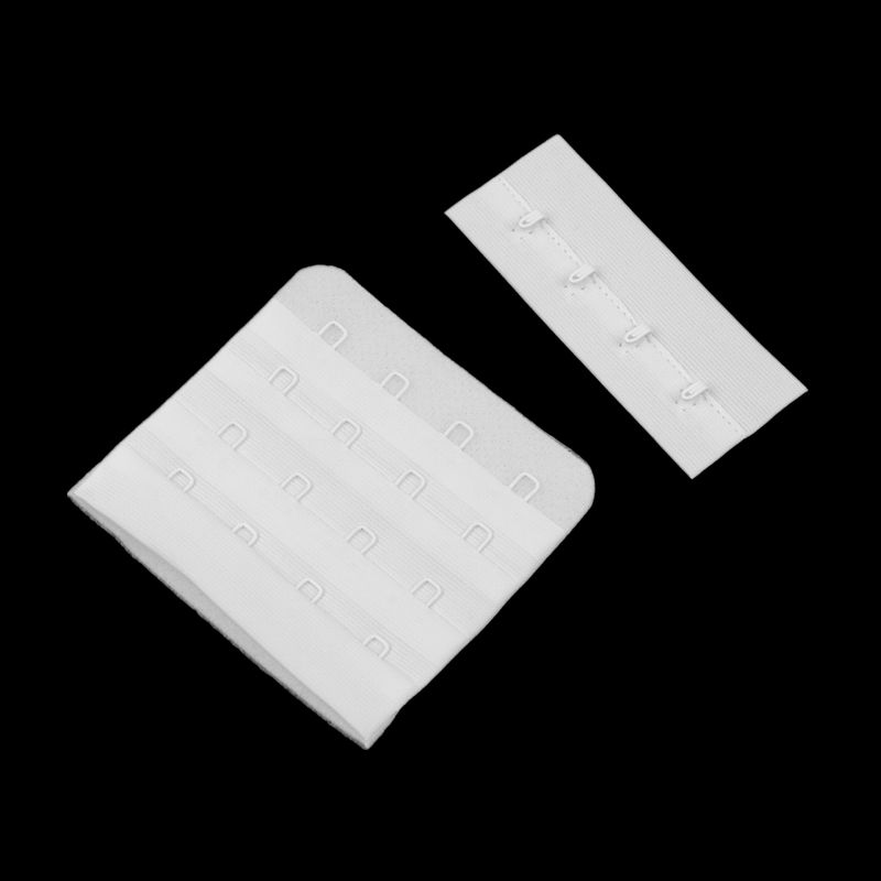 Casa si Gradina - Decoratiuni - DIY - Articole mercerie - Set 2 extensii fixe pentru sutien Crisalida, latime 70 mm, Alb - Infinity.ro