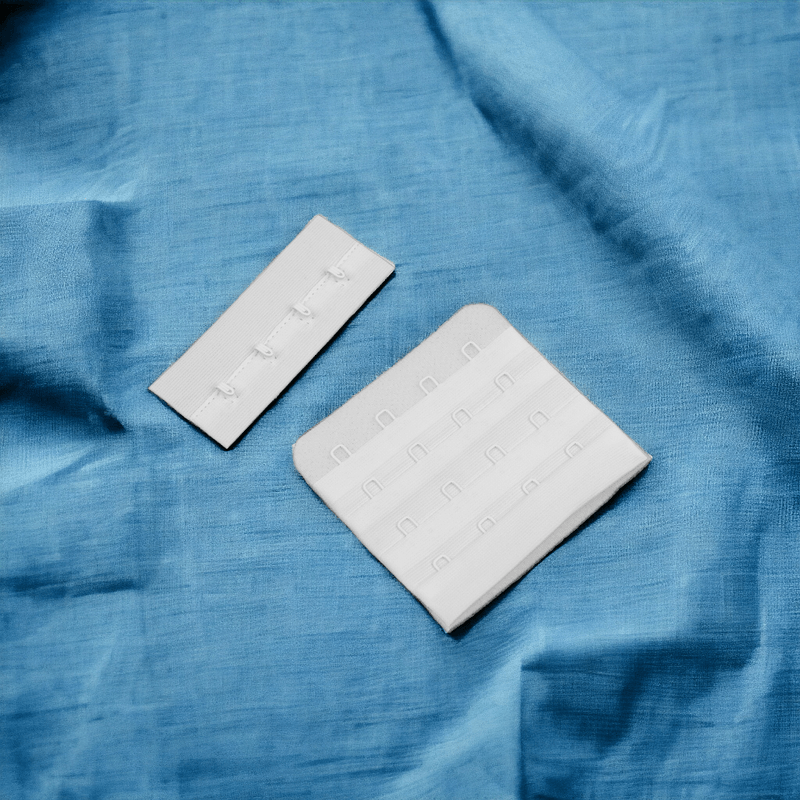 Casa si Gradina - Decoratiuni - DIY - Articole mercerie - Set 2 extensii fixe pentru sutien Crisalida, latime 70 mm, Alb - Infinity.ro