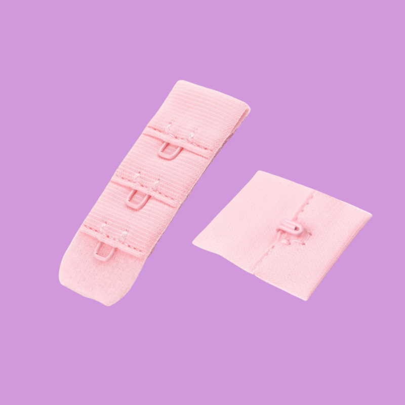 Casa si Gradina - Decoratiuni - DIY - Articole mercerie - Set 2 extensii fixe pentru sutien Crisalida, latime 20 mm, Roz deschis - Infinity.ro