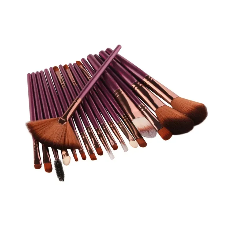 Ingrijire personala si Cosmetice - Machiaj - Aplicatoare si pensule machiaj - Set 18 Pensule Originals Makeup, Envisage, pentru Machiaj Profesional, maner mov - Infinity.ro