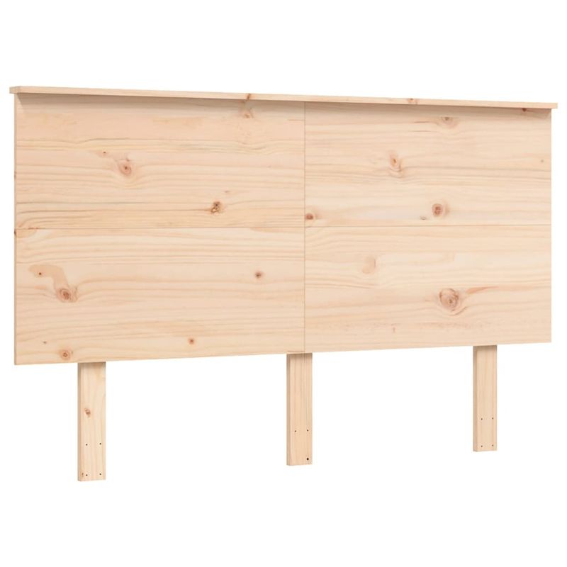 Casa si Gradina - Mobilier - Paturi si accesorii - Paturi - Cadru de pat cu tablie single mic, 140x200 cm, lemn masiv - Infinity.ro