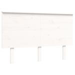Casa si Gradina - Mobilier - Paturi si accesorii - Paturi - Cadru de pat senior cu tablie single mic, 120x200 cm, alb, lemn masiv - Infinity.ro