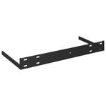 Casa si Gradina/Mobilier/Biblioteci si rafturi/Rafturi - Raft de perete suspendat, negru, 40x23x3,8 cm, MDF - Infinity.ro