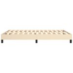 Casa si Gradina - Mobilier - Paturi si accesorii - Paturi - Cadru de pat box spring, crem, 140x190 cm, material textil - Infinity.ro
