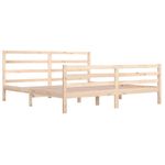 Casa si Gradina - Mobilier - Paturi si accesorii - Paturi - Cadru de pat mic single, 200x200 cm, lemn masiv de pin - Infinity.ro