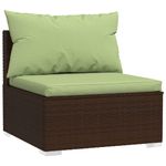Casa si Gradina - Gradina si terasa - Mobilier exterior - Seturi mobila gradina - Set mobilier de gradina cu perne, 10 piese, maro, poliratan - Infinity.ro