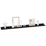 Casa si Gradina - Mobilier - Biblioteci si rafturi - Rafturi - Rafturi de perete, 4 buc., negru, 100x9x3 cm - Infinity.ro