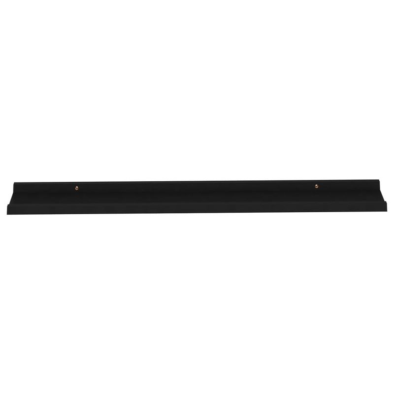 Casa si Gradina - Mobilier - Biblioteci si rafturi - Rafturi - Rafturi de perete, 4 buc., negru, 100x9x3 cm - Infinity.ro
