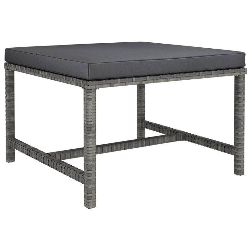 Casa si Gradina - Gradina si terasa - Mobilier exterior - Seturi mobila gradina - Set mobilier de gradina cu perne, 6 piese, gri, poliratan - Infinity.ro