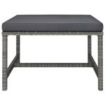 Casa si Gradina - Gradina si terasa - Mobilier exterior - Seturi mobila gradina - Set mobilier de gradina cu perne, 6 piese, gri, poliratan - Infinity.ro