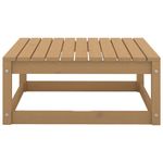 Casa si Gradina - Gradina si terasa - Mobilier exterior - Canapele si fotolii gradina - Canapea coltar de gradina cu perne, maro miere lemn masiv pin, model canapea de colț + suport pentru picioare - Infinity.ro