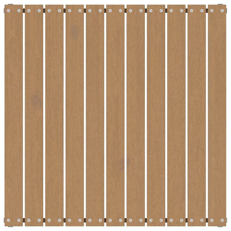 Casa si Gradina - Gradina si terasa - Mobilier exterior - Canapele si fotolii gradina - Canapea coltar de gradina cu perne, maro miere lemn masiv pin, model canapea de colț + suport pentru picioare - Infinity.ro