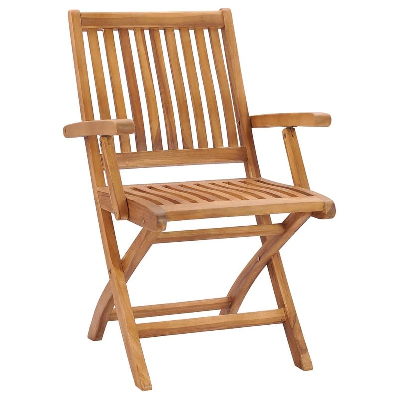 Casa si Gradina - Gradina si terasa - Mobilier exterior - Scaune si sezlonguri gradina - Scaune de gradina cu perne, 8 buc., lemn masiv de tec, negru, model cu cotieră - Infinity.ro