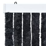 Casa si Gradina - Textile si covoare - Perdele si draperii - Perdele - Perdea pentru insecte, antracit, 90x200 cm, chenille - Infinity.ro