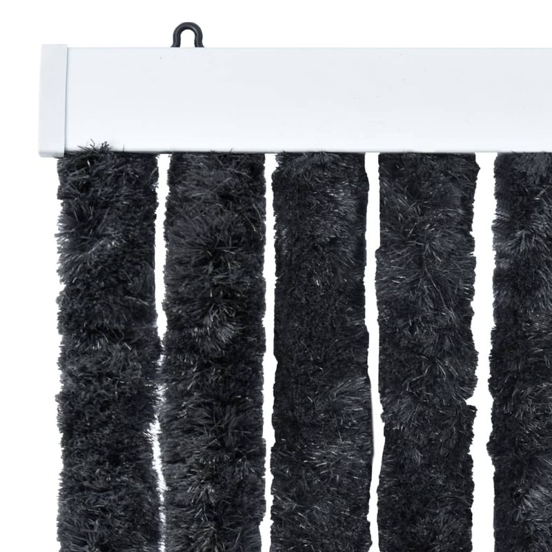 Casa si Gradina - Textile si covoare - Perdele si draperii - Perdele - Perdea pentru insecte, antracit, 90x200 cm, chenille - Infinity.ro