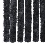 Casa si Gradina - Textile si covoare - Perdele si draperii - Perdele - Perdea pentru insecte, antracit, 90x200 cm, chenille - Infinity.ro
