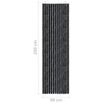 Casa si Gradina - Textile si covoare - Perdele si draperii - Perdele - Perdea pentru insecte, antracit, 90x200 cm, chenille - Infinity.ro