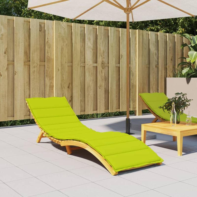 Casa si Gradina - Gradina si terasa - Mobilier exterior - Perne decorative exterior - Perna de sezlong, verde aprins, 200x70x3 cm, textil oxford - Infinity.ro