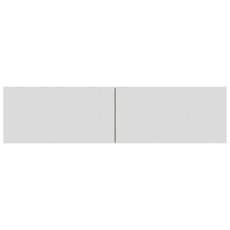 Casa si Gradina - Mobilier - Comode si corpuri - Comode - Comoda TV, alb si stejar Sonoma, 120 x 30 x 30 cm, PAL - Infinity.ro