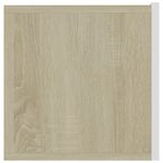 Casa si Gradina - Mobilier - Comode si corpuri - Comode - Comoda TV, alb si stejar Sonoma, 120 x 30 x 30 cm, PAL - Infinity.ro