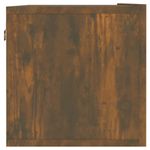 Casa si Gradina - Mobilier - Comode si corpuri - Comode - Comoda TV de perete stejar afumat 120x30x30 cm lemn compozit - Infinity.ro