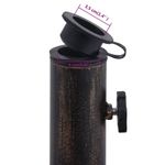Casa si Gradina - Gradina si terasa - Umbrele si pavilioane - Umbrele - Baza pentru umbrela din fonta, bronz, 12 kg, fonta, 48 cm - Infinity.ro