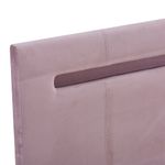 Casa si Gradina - Mobilier - Paturi si accesorii - Paturi - Cadru de pat cu LED-uri, roz, 180 x 200 cm, material textil - Infinity.ro