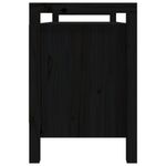 Casa si Gradina - Mobilier - Canapele si coltare - Banchete - Banca de hol, negru, 110x40x60 cm, lemn masiv de pin - Infinity.ro