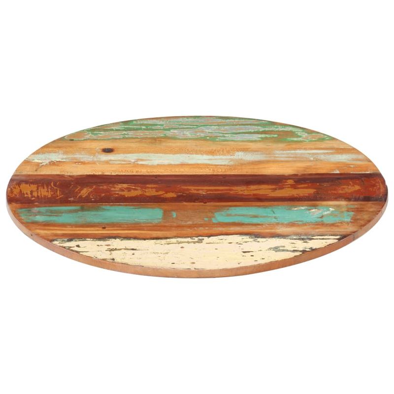 Casa si Gradina - Mobilier - Feronerie si accesorii mobila - Blat de masa rotund, 50 cm, lemn masiv reciclat, 15-16 mm - Infinity.ro