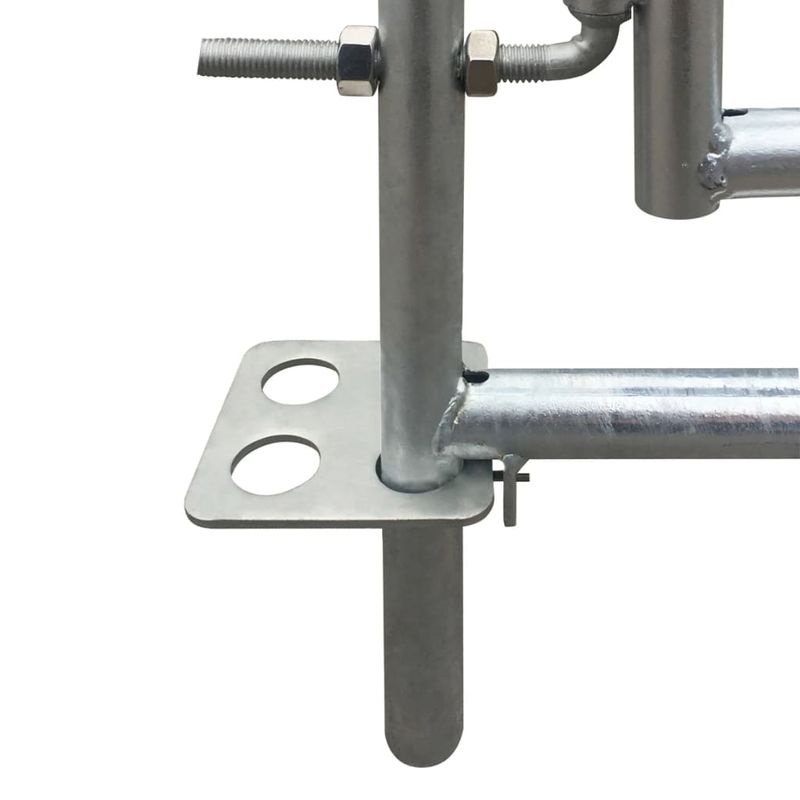 Petshop - Accesorii petshop - Culcusuri si custi - Tarcuri si colivii - Tarc pentru oi cu 4 panouri, otel galvanizat, 183 x 183 x 92 cm - Infinity.ro