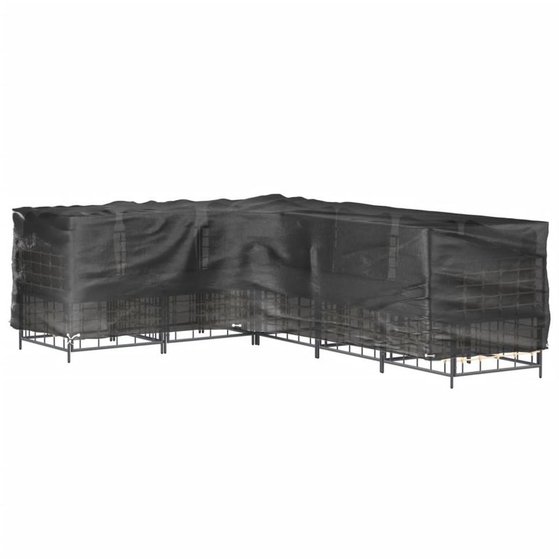 Casa si Gradina - Textile si covoare - Huse pentru mobilier - Husa mobilier de gradina in forma de L 16 ocheti, 260x210x80 cm - Infinity.ro