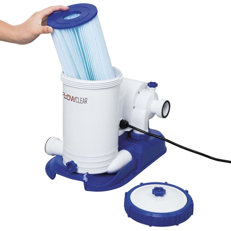 Casa si Gradina - Constructii - Scari si accesorii interioare - Alte accesorii pentru piscine - Bestway Pompa de filtrare pentru piscina Flowclear, 9463 L/h - Infinity.ro