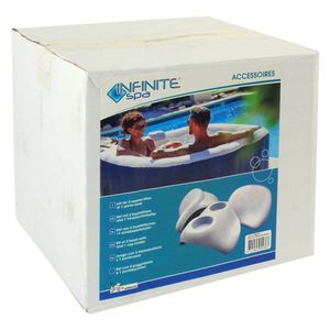 Infinite Spa Tetiere si suport pentru pahare, PU