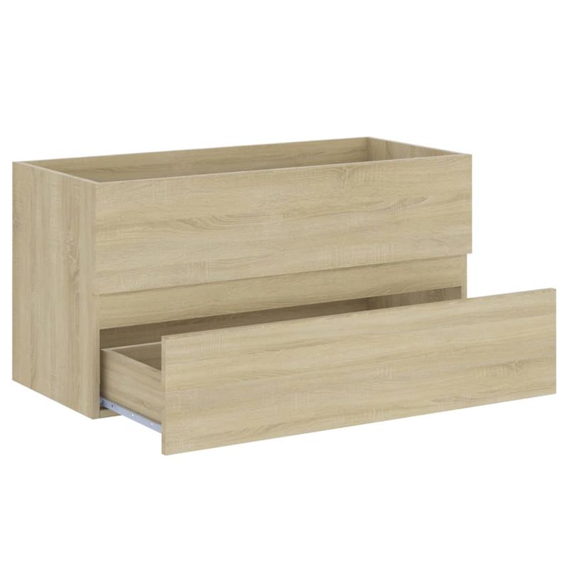 Casa si Gradina - Mobilier - Mobilier baie - Comode baie - Dulap cu chiuveta incorporata, stejar sonoma, lemn prelucrat - Infinity.ro