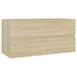 Casa si Gradina - Mobilier - Mobilier baie - Comode baie - Dulap cu chiuveta incorporata, stejar sonoma, lemn prelucrat - Infinity.ro