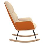 Casa si Gradina - Gradina si terasa - Balansoare si hamace - Balansoare - Scaun balansoar, alb crem, material textil - Infinity.ro