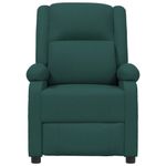 Ingrijire personala si Cosmetice - Sanatate si wellness - Articole wellness - Fotolii de masaj - Fotoliu de masaj electric, verde inchis, material textil - Infinity.ro