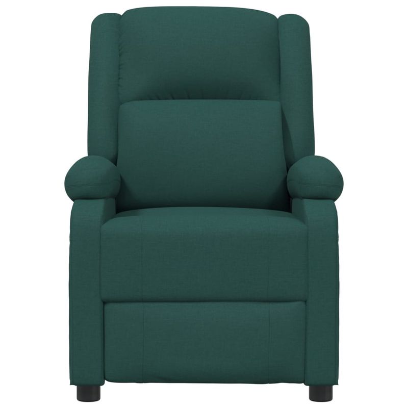 Ingrijire personala si Cosmetice - Sanatate si wellness - Articole wellness - Fotolii de masaj - Fotoliu de masaj electric, verde inchis, material textil - Infinity.ro