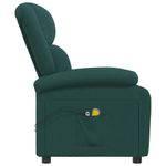 Ingrijire personala si Cosmetice - Sanatate si wellness - Articole wellness - Fotolii de masaj - Fotoliu de masaj electric, verde inchis, material textil - Infinity.ro