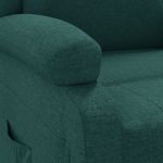 Ingrijire personala si Cosmetice - Sanatate si wellness - Articole wellness - Fotolii de masaj - Fotoliu de masaj electric, verde inchis, material textil - Infinity.ro