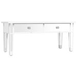 Casa si Gradina - Mobilier - Mese si birouri - Masute de cafea - Masuta de cafea cu oglinda 106x45x45 cm lemn compozit si sticla - Infinity.ro