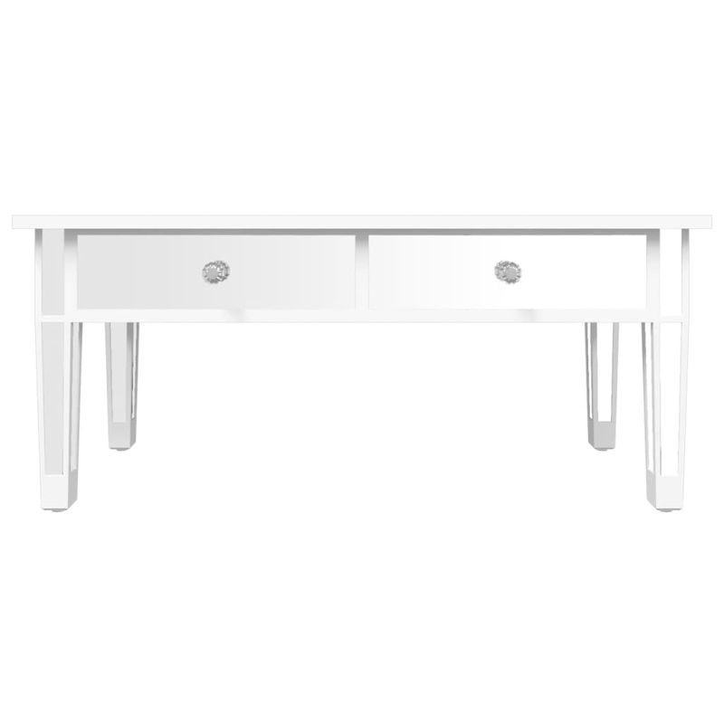 Casa si Gradina - Mobilier - Mese si birouri - Masute de cafea - Masuta de cafea cu oglinda 106x45x45 cm lemn compozit si sticla - Infinity.ro