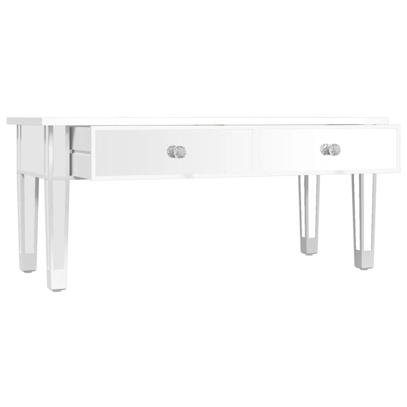 Casa si Gradina - Mobilier - Mese si birouri - Masute de cafea - Masuta de cafea cu oglinda 106x45x45 cm lemn compozit si sticla - Infinity.ro
