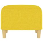Casa si Gradina - Mobilier - Scaune si fotolii - Tabureti - Taburet, galben deschis, 60x50x41 cm, material textil - Infinity.ro