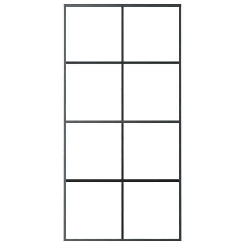 Casa si Gradina - Constructii - Usi interior, exterior si garaj - Usi garaj - Usa glisanta cu set feronerie 102,5x205 cm sticla ESG/aluminiu - Infinity.ro