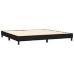 Casa si Gradina - Mobilier - Paturi si accesorii - Paturi - Pat box spring cu saltea, negru, 200x200 cm, textil - Infinity.ro