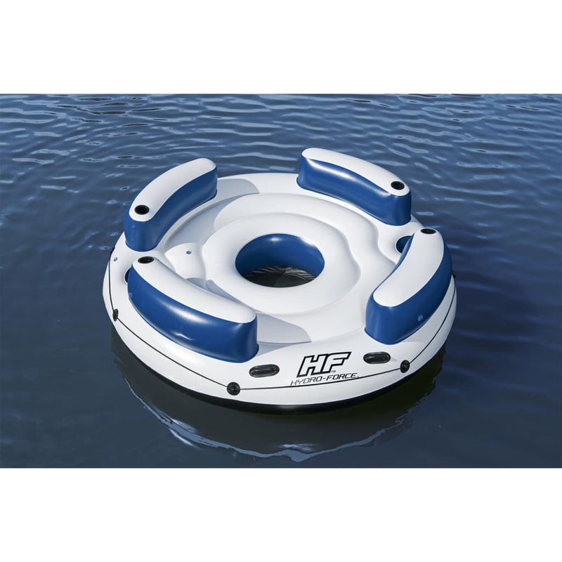Jucarii, Copii si Bebe - Jucarii si jocuri - Jucarii de exterior - Saltele si mingi pentru plaja - Bestway Insula plutitoare Hydro-Force, 239x63,5 cm - Infinity.ro