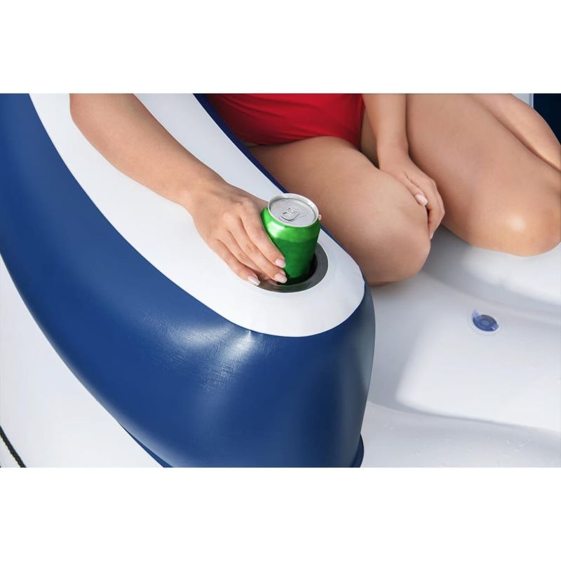 Jucarii, Copii si Bebe - Jucarii si jocuri - Jucarii de exterior - Saltele si mingi pentru plaja - Bestway Insula plutitoare Hydro-Force, 239x63,5 cm - Infinity.ro