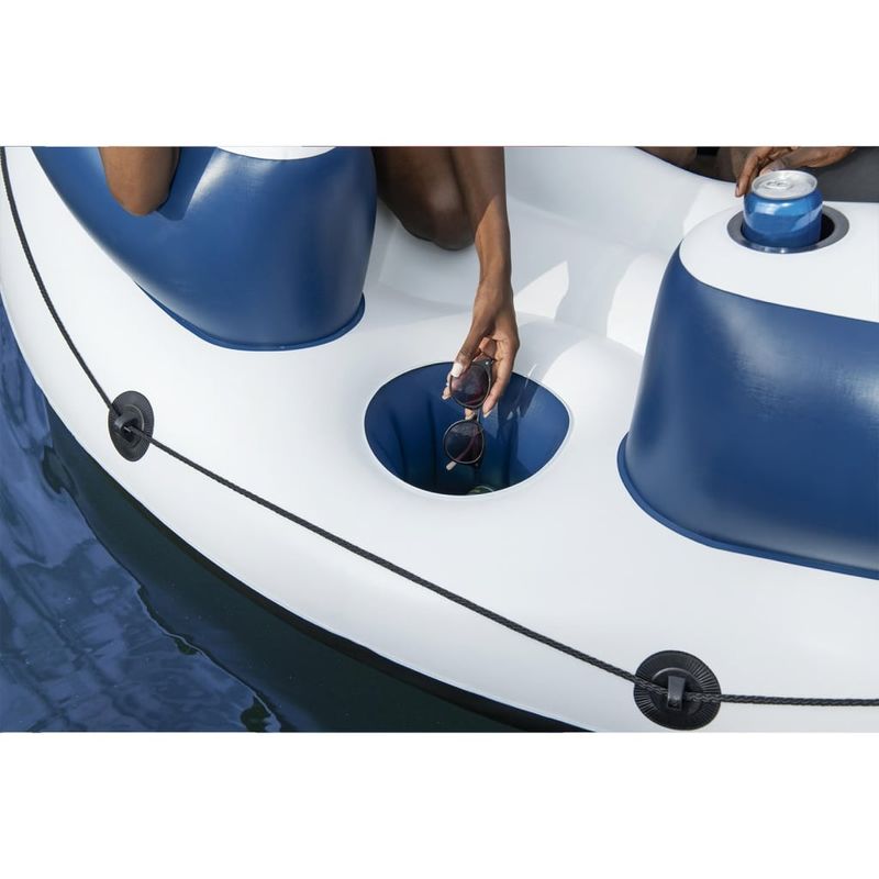 Jucarii, Copii si Bebe - Jucarii si jocuri - Jucarii de exterior - Saltele si mingi pentru plaja - Bestway Insula plutitoare Hydro-Force, 239x63,5 cm - Infinity.ro