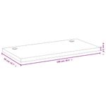 Casa si Gradina - Mobilier - Feronerie si accesorii mobila - Blat de birou, 100x50x4 cm, bambus, model drept - Infinity.ro